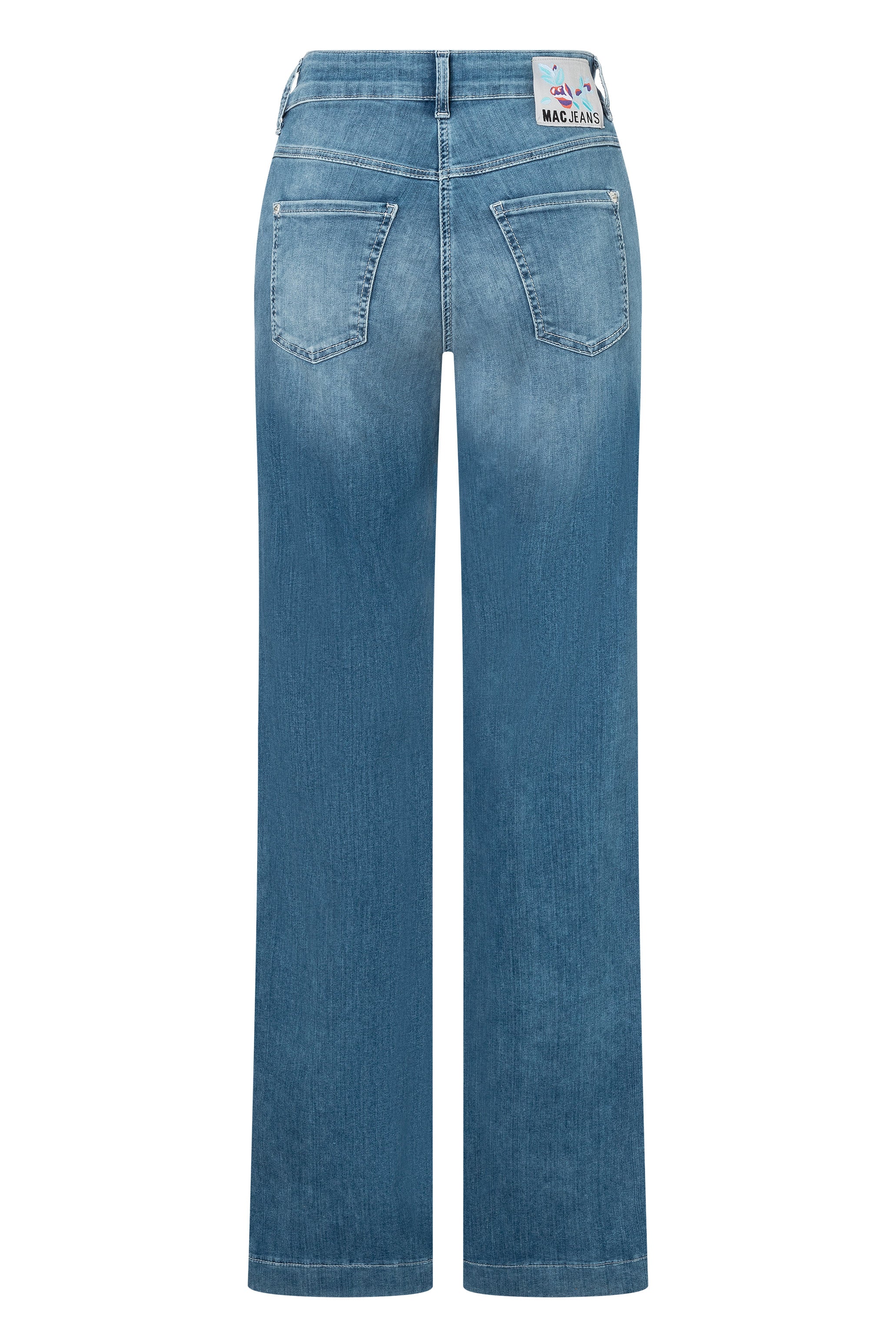 MAC Dream Wide Wonderlight Denim Jeans - Summer Mid Blue Wash