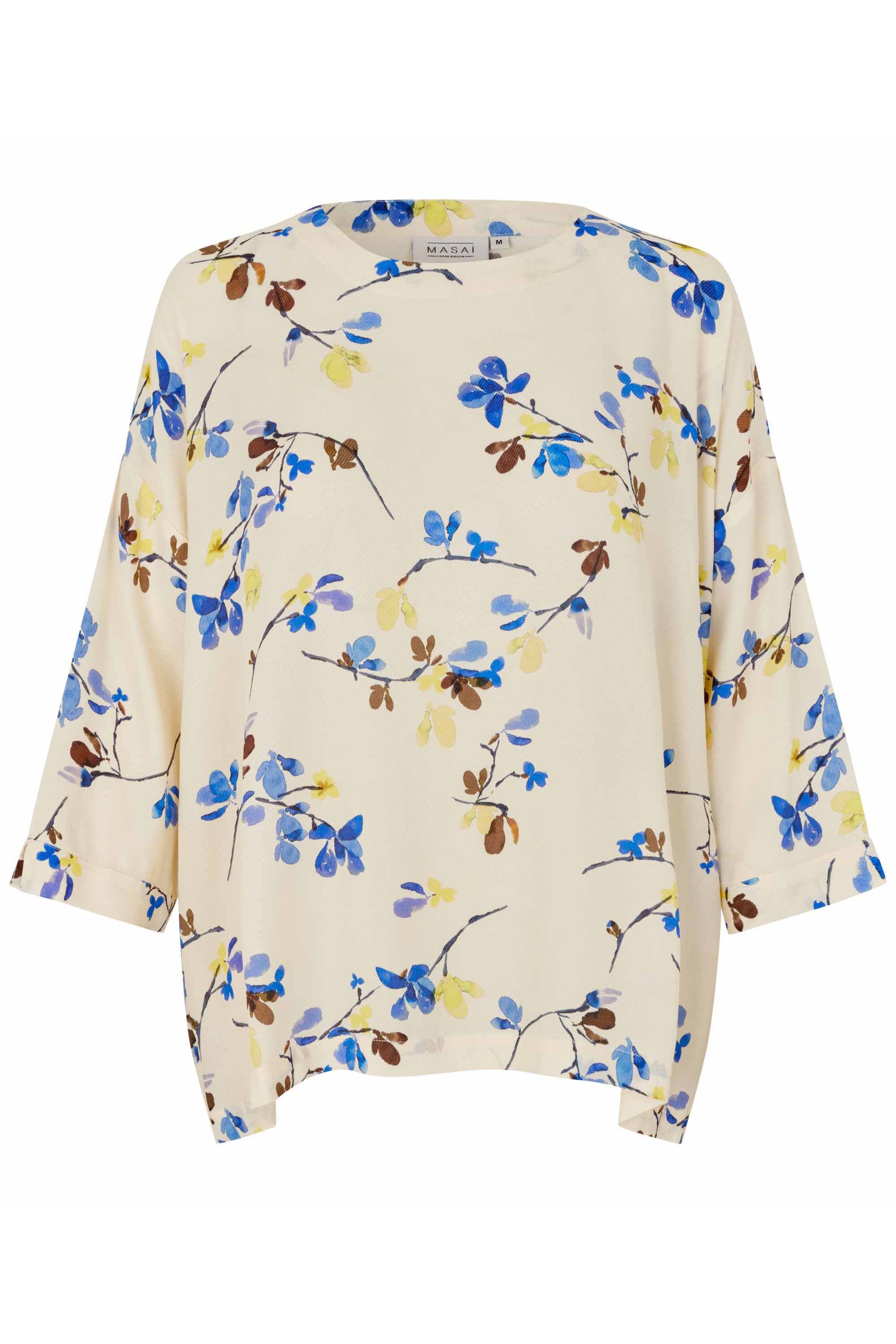 Masai Becca 3/4 Sleeve Top - Fog