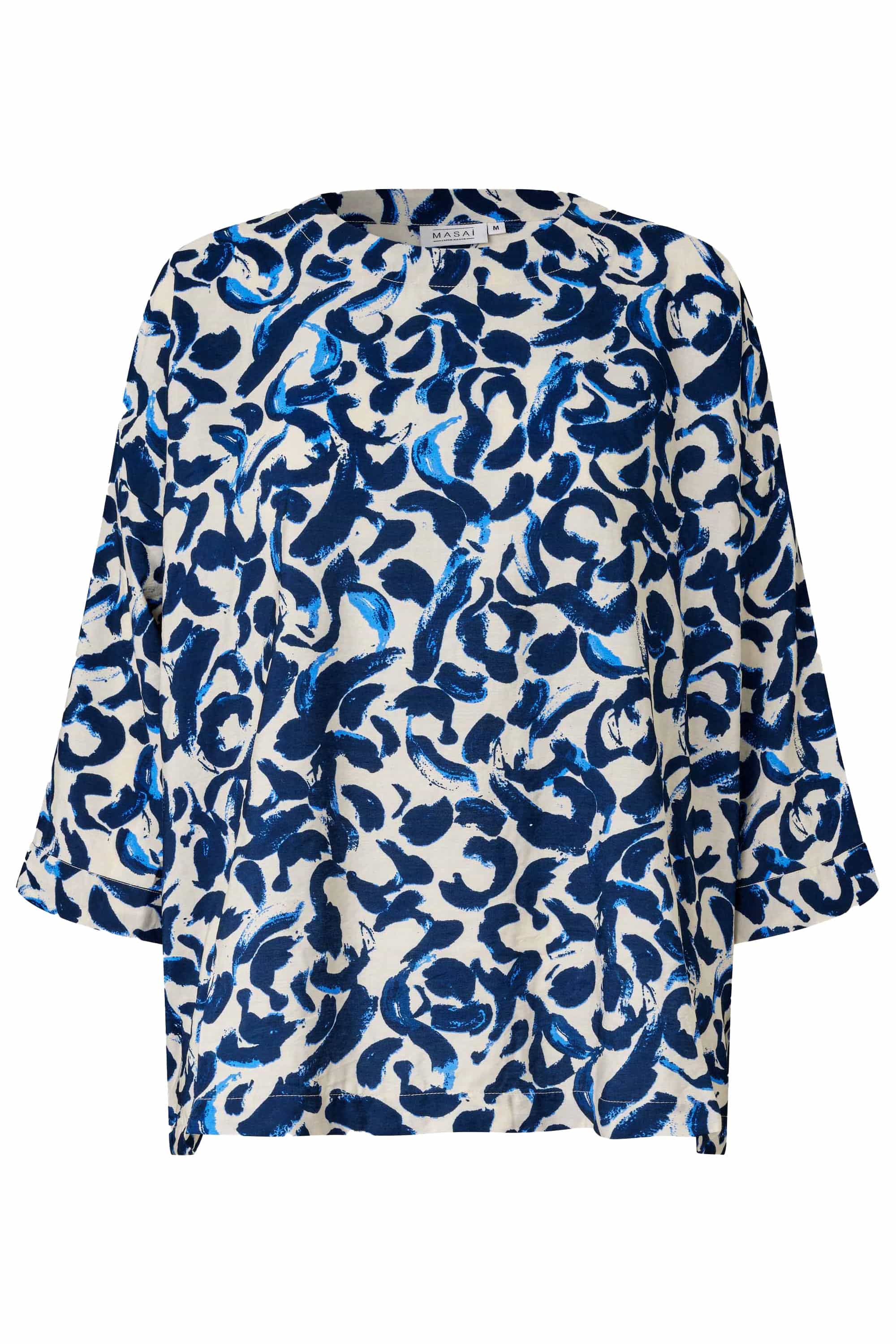 Masai Becca Printed Top - Ultramarine