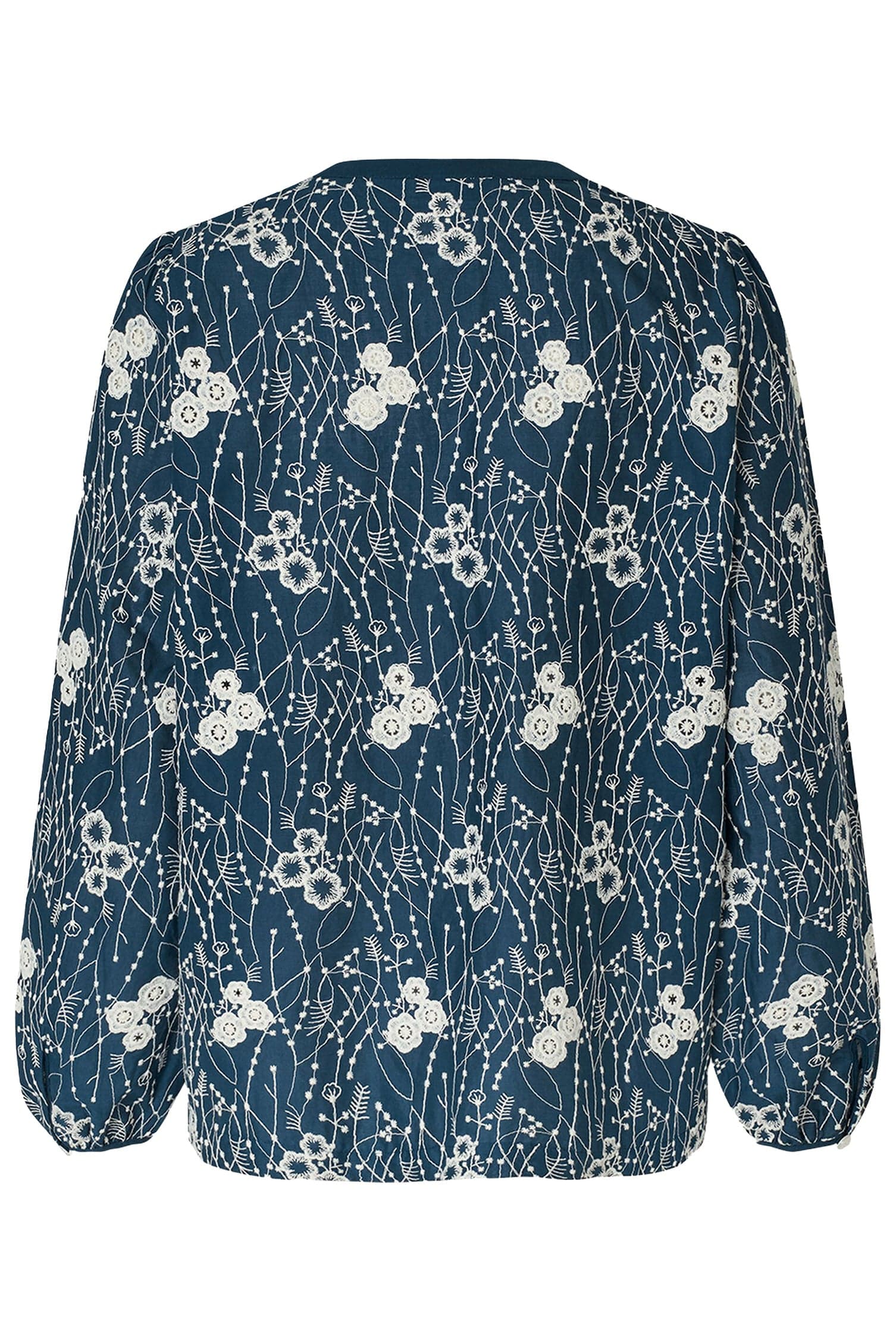 Masai Dixie Embroidered Blouse - Sargasso Sea