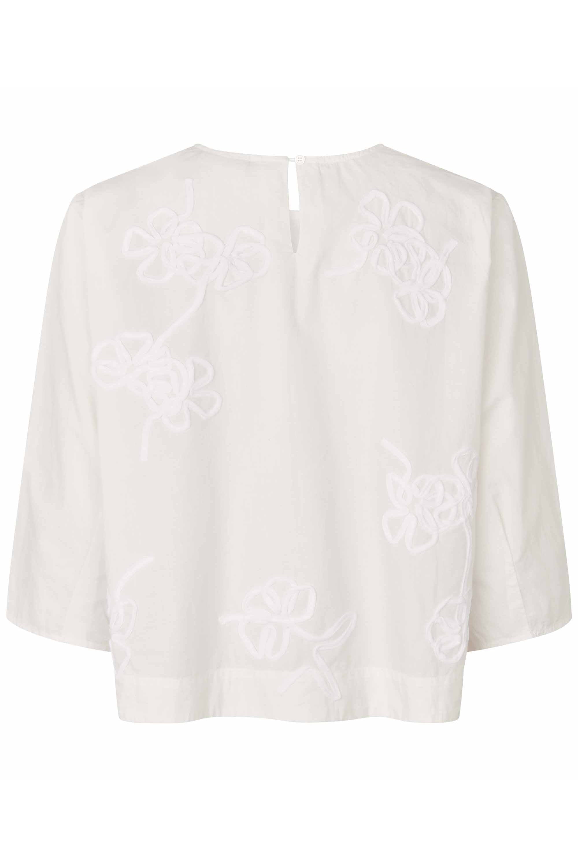 Masai Drenithra Loose 1/2 Sleeve Top - Jet Stream