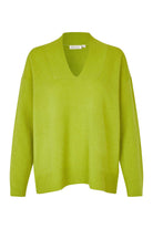 Masai Fanceen Loose Long Sleeve Top - B Chartreuse