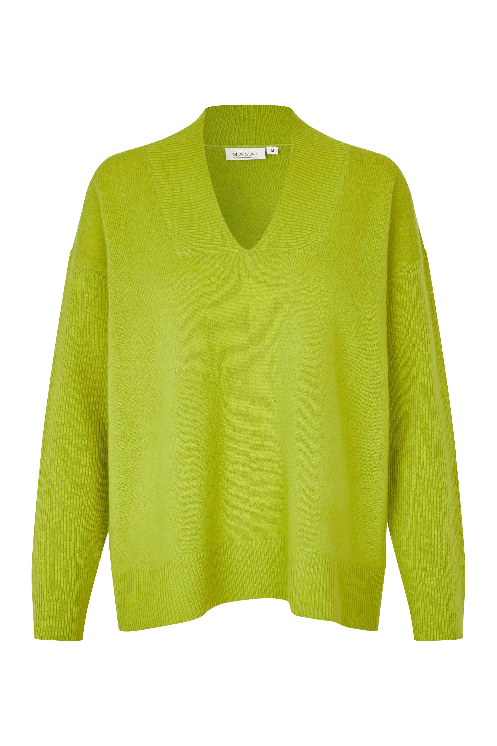 Masai Fanceen Loose Long Sleeve Top - B Chartreuse