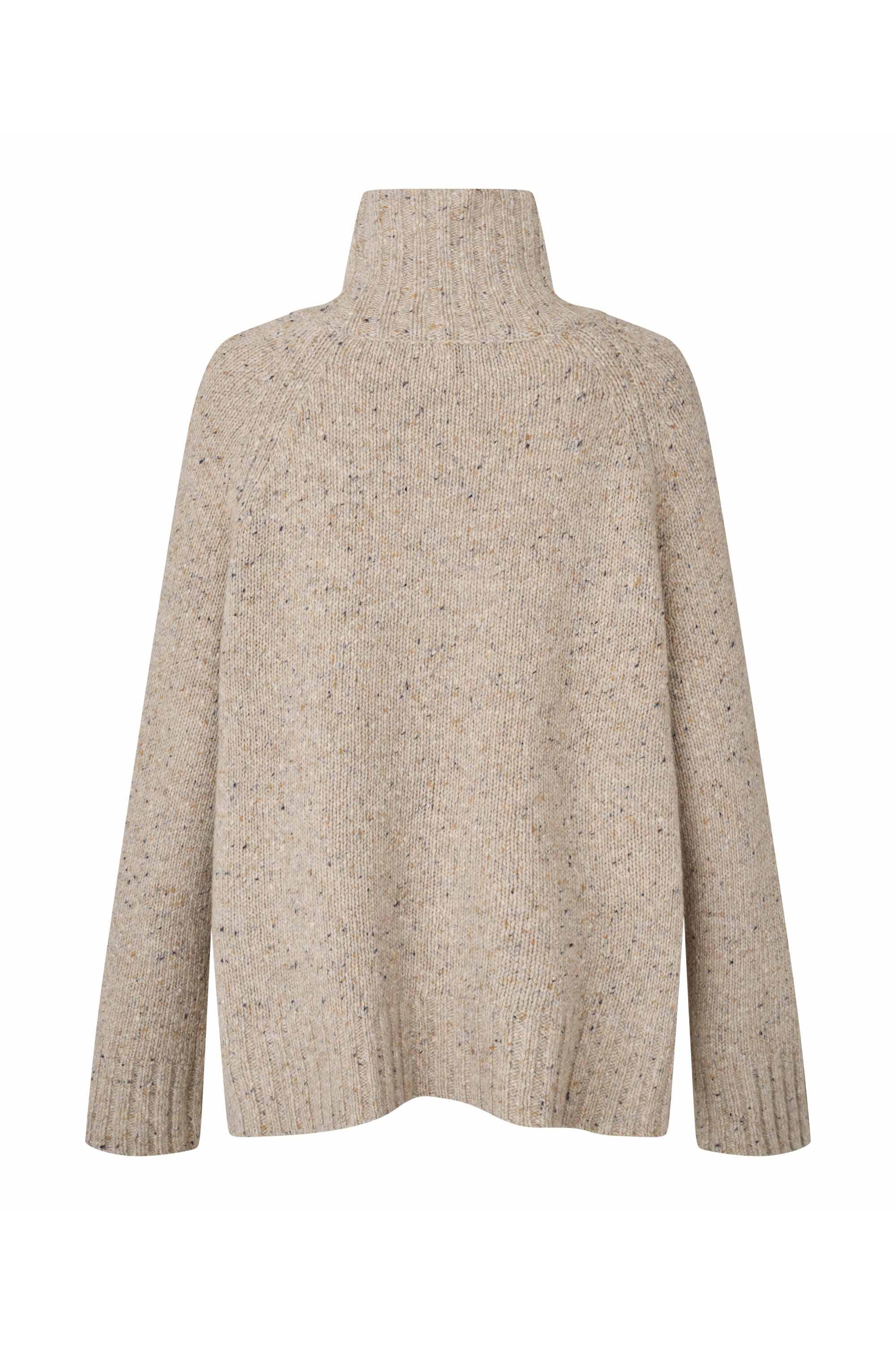 Masai Fenoria Funnel Neck Jumper - Plaza Taupe