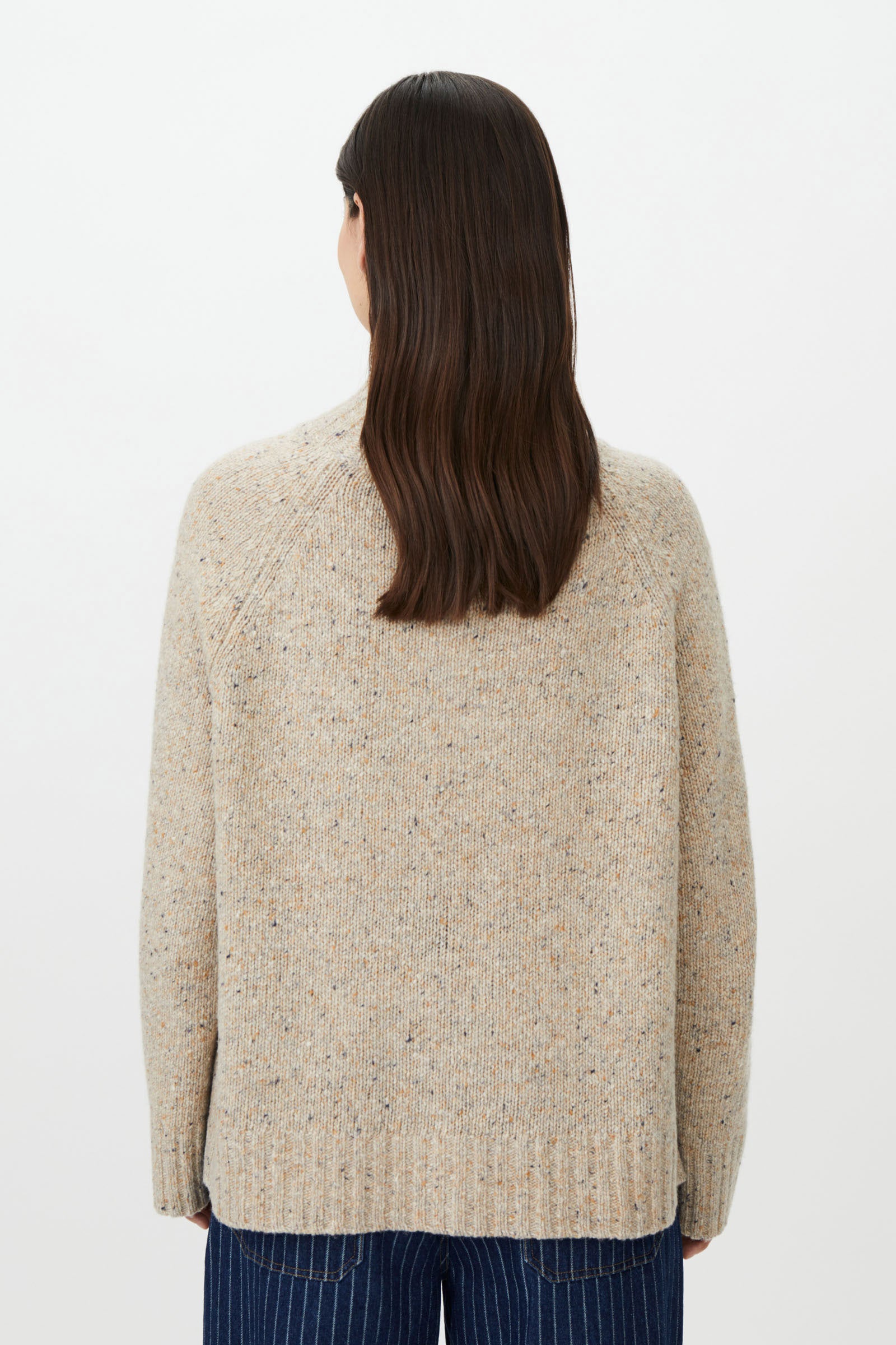 Masai Fenoria Funnel Neck Jumper - Plaza Taupe