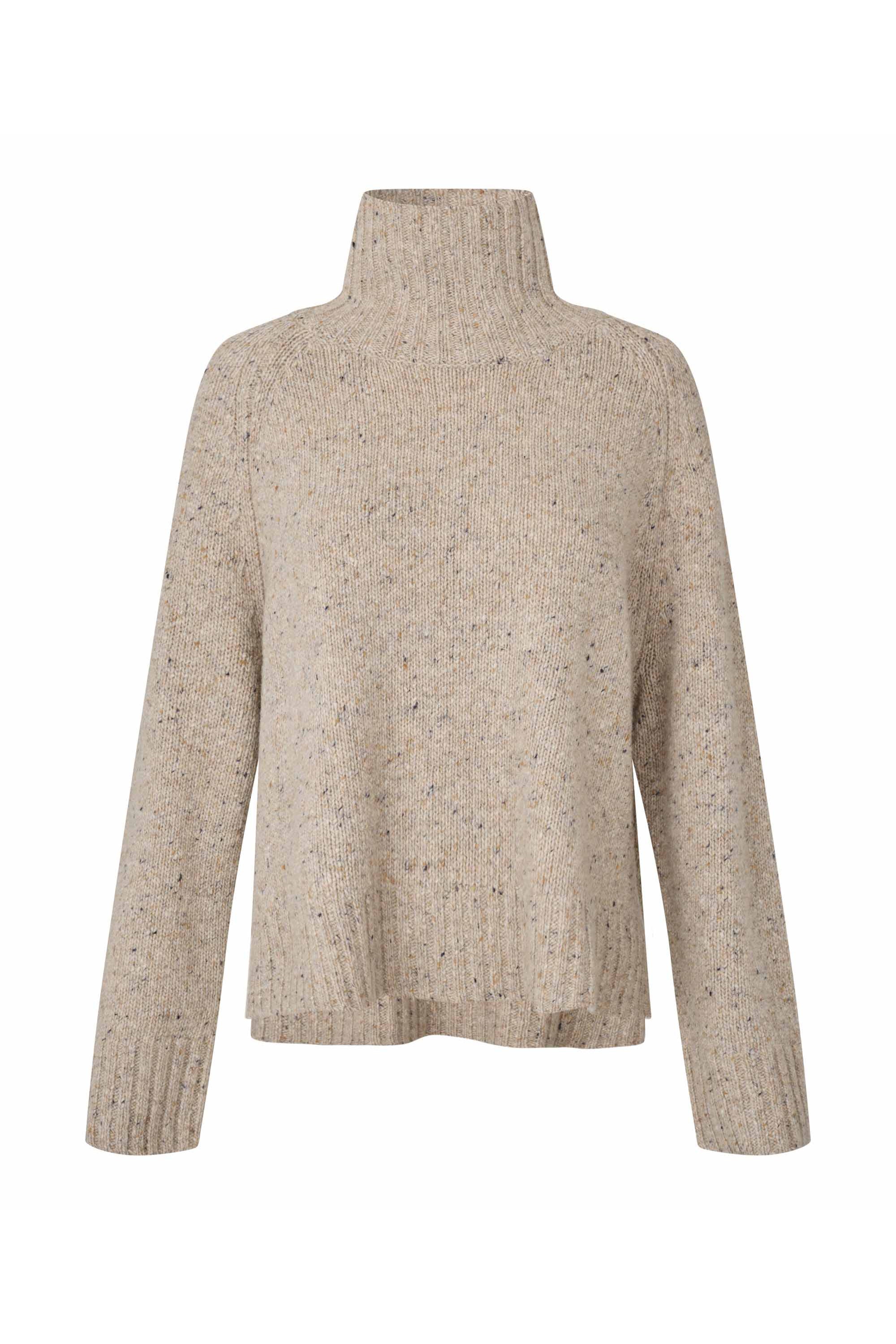 Masai Fenoria Funnel Neck Jumper - Plaza Taupe