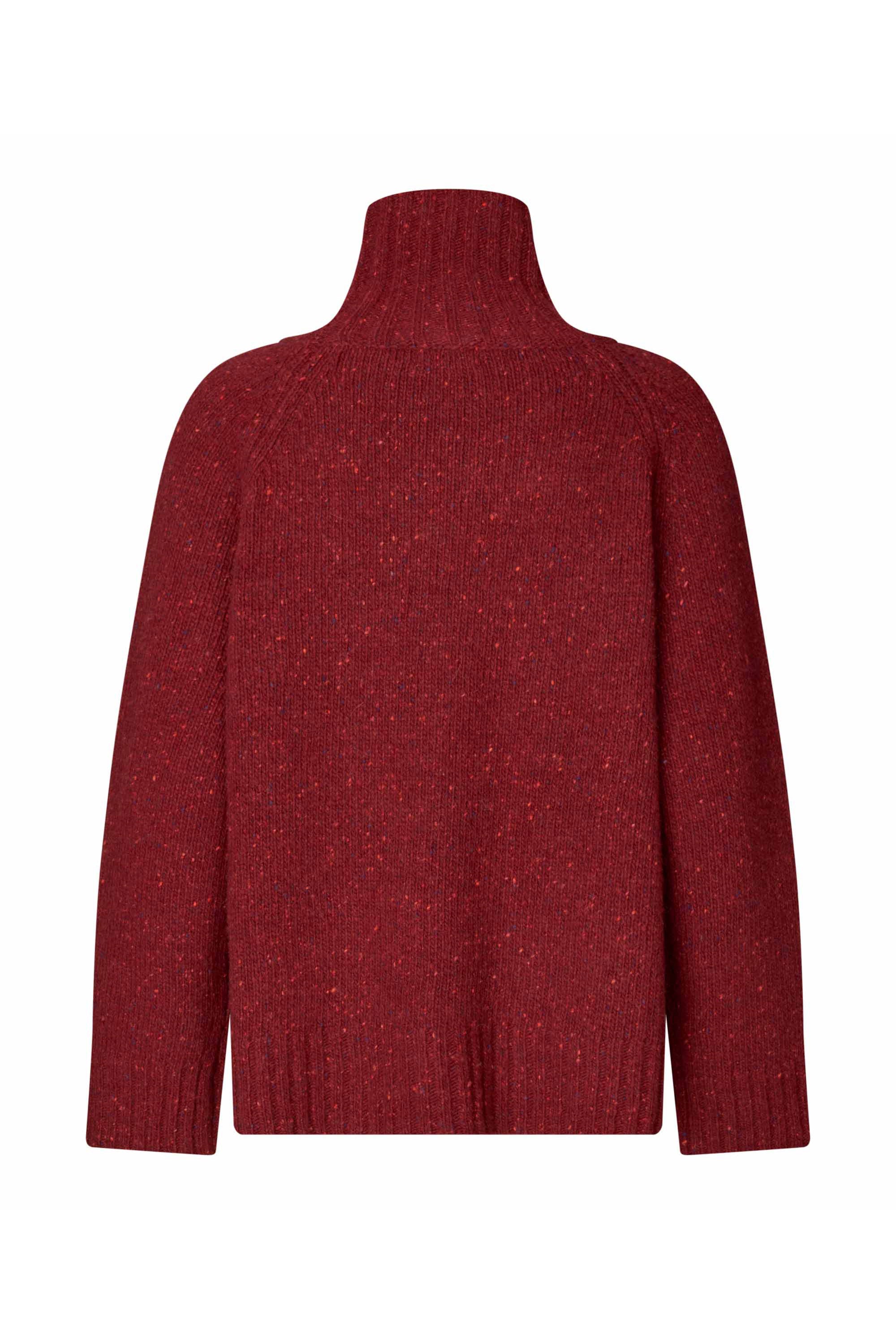 Masai Fenoria Funnel Neck Jumper - Tibetan Red