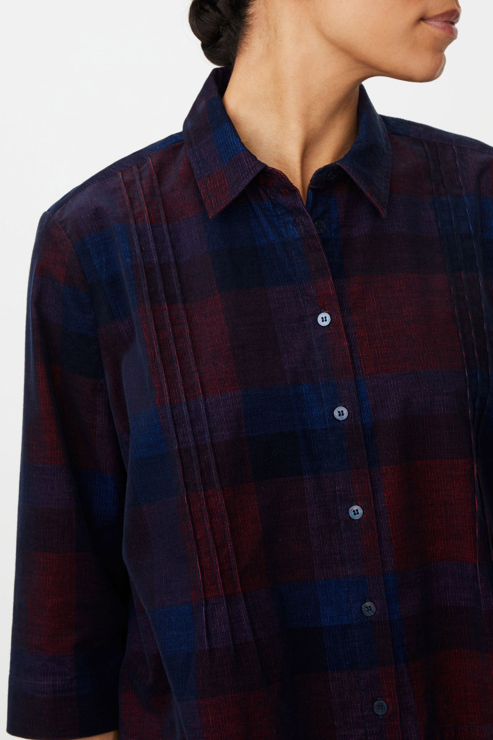Masai Ibilisan Plaid Shirt - Dress Blue