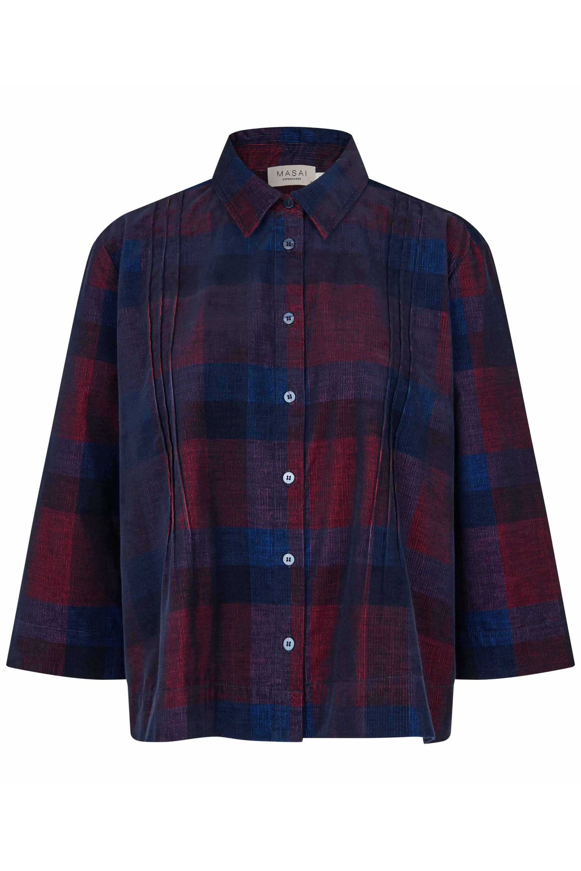 Masai Ibilisan Plaid Shirt - Dress Blue