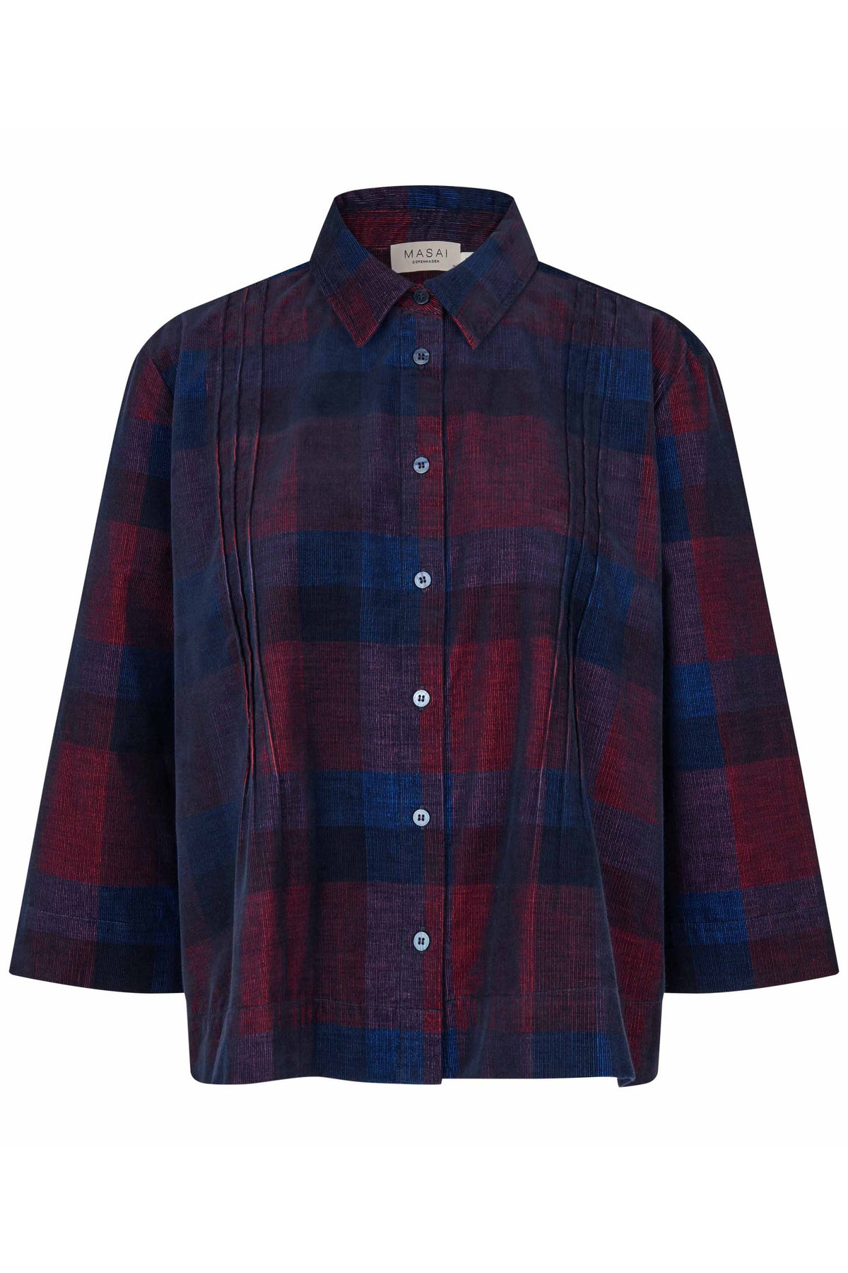 Masai Ibilisan Plaid Shirt - Dress Blue