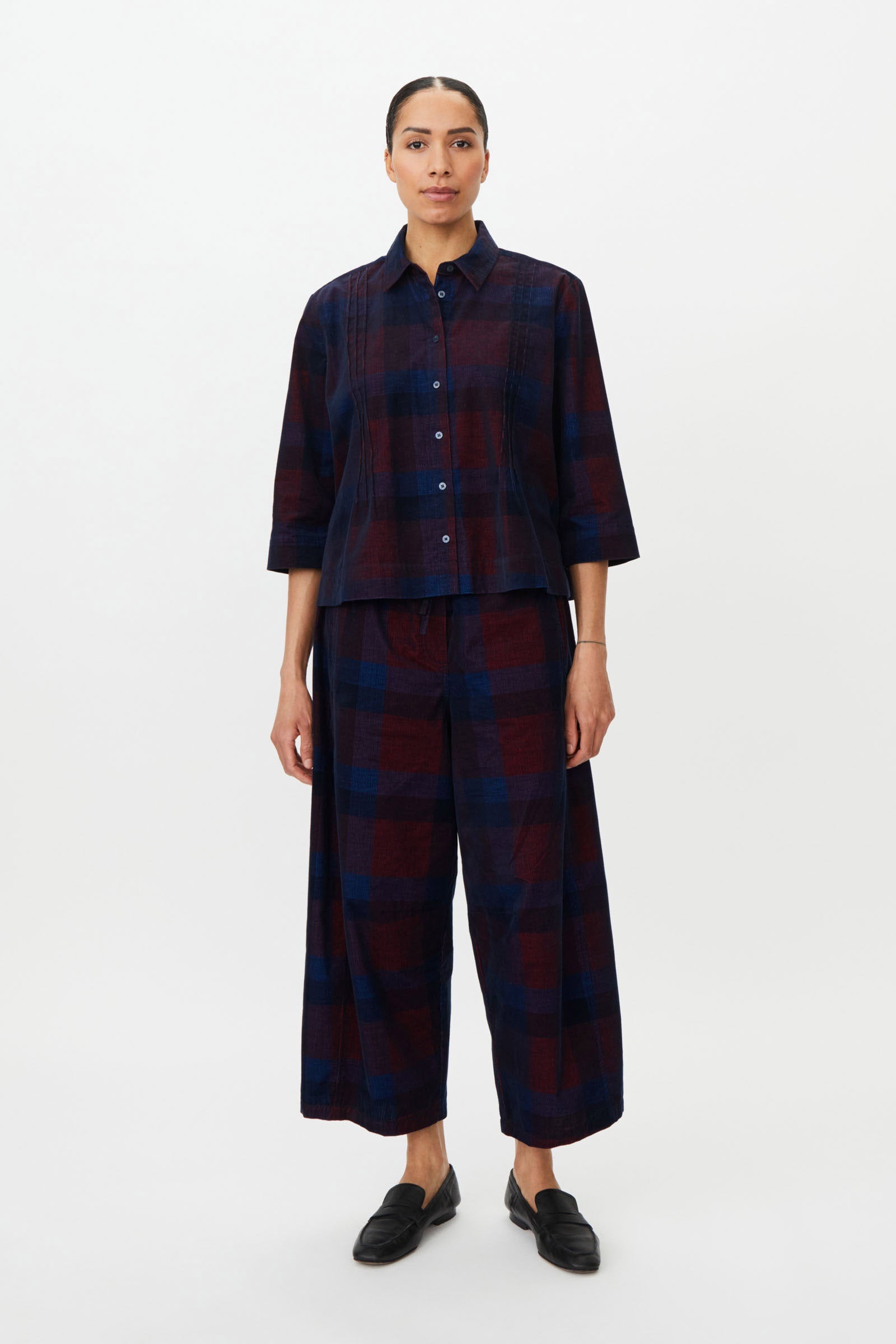 Masai Ibilisan Plaid Shirt - Dress Blue