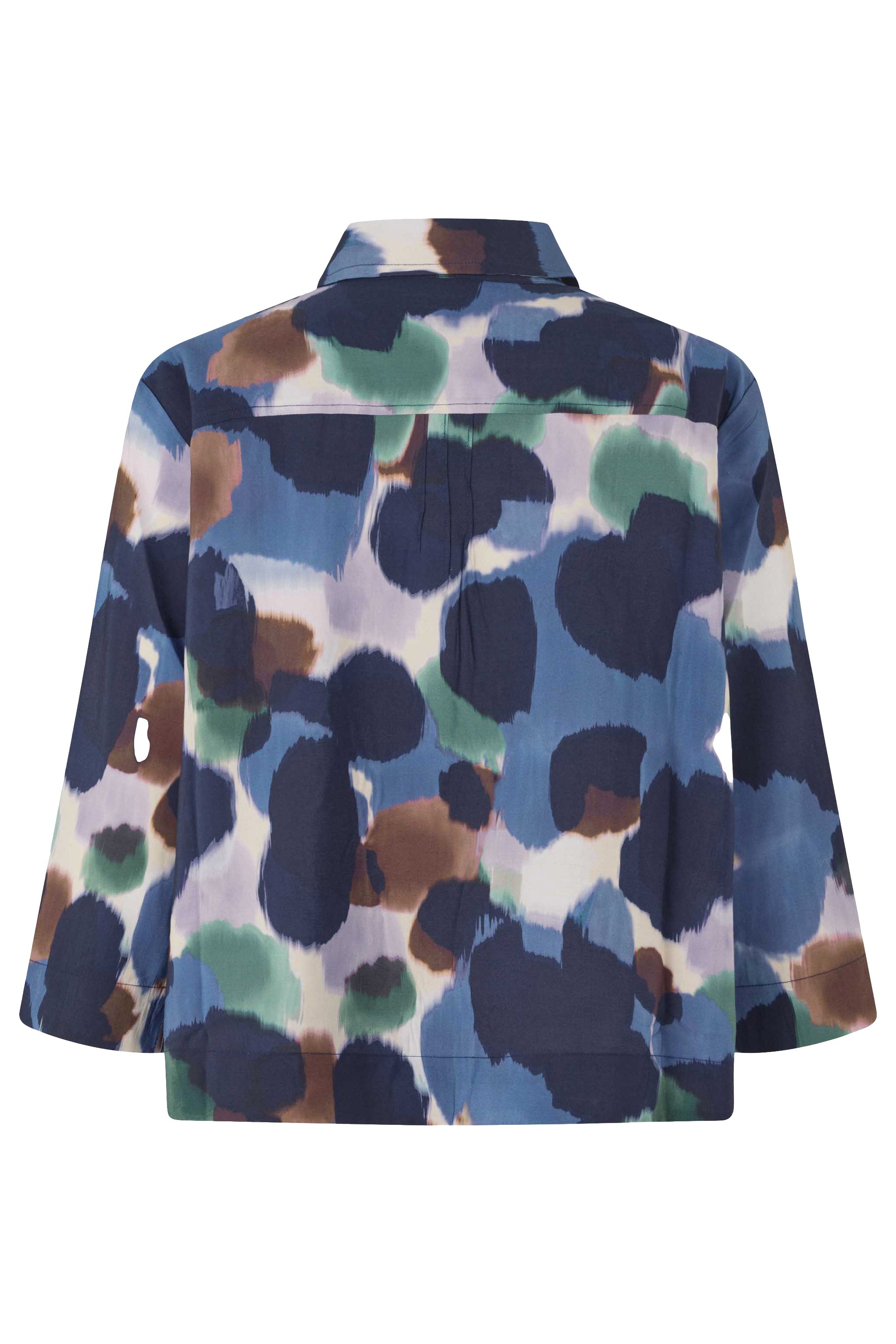 Masai Ibilisan Printed Shirt - Navy Blazer