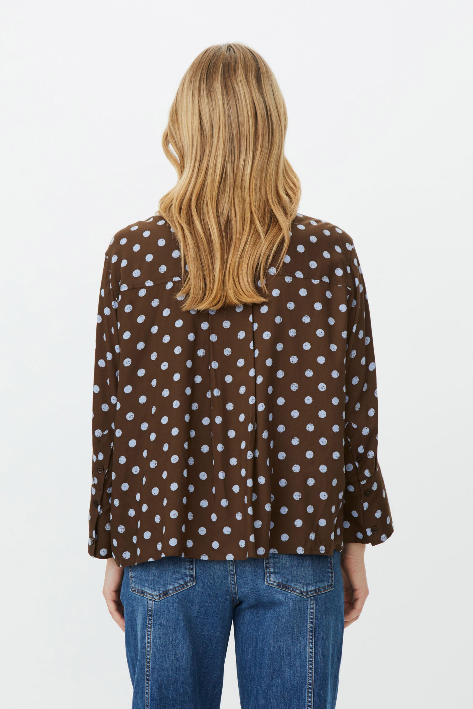 Masai Ilonka Polka Dot Shirt - Slate Black