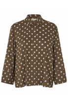 Masai Ilonka Polka Dot Shirt - Slate Black