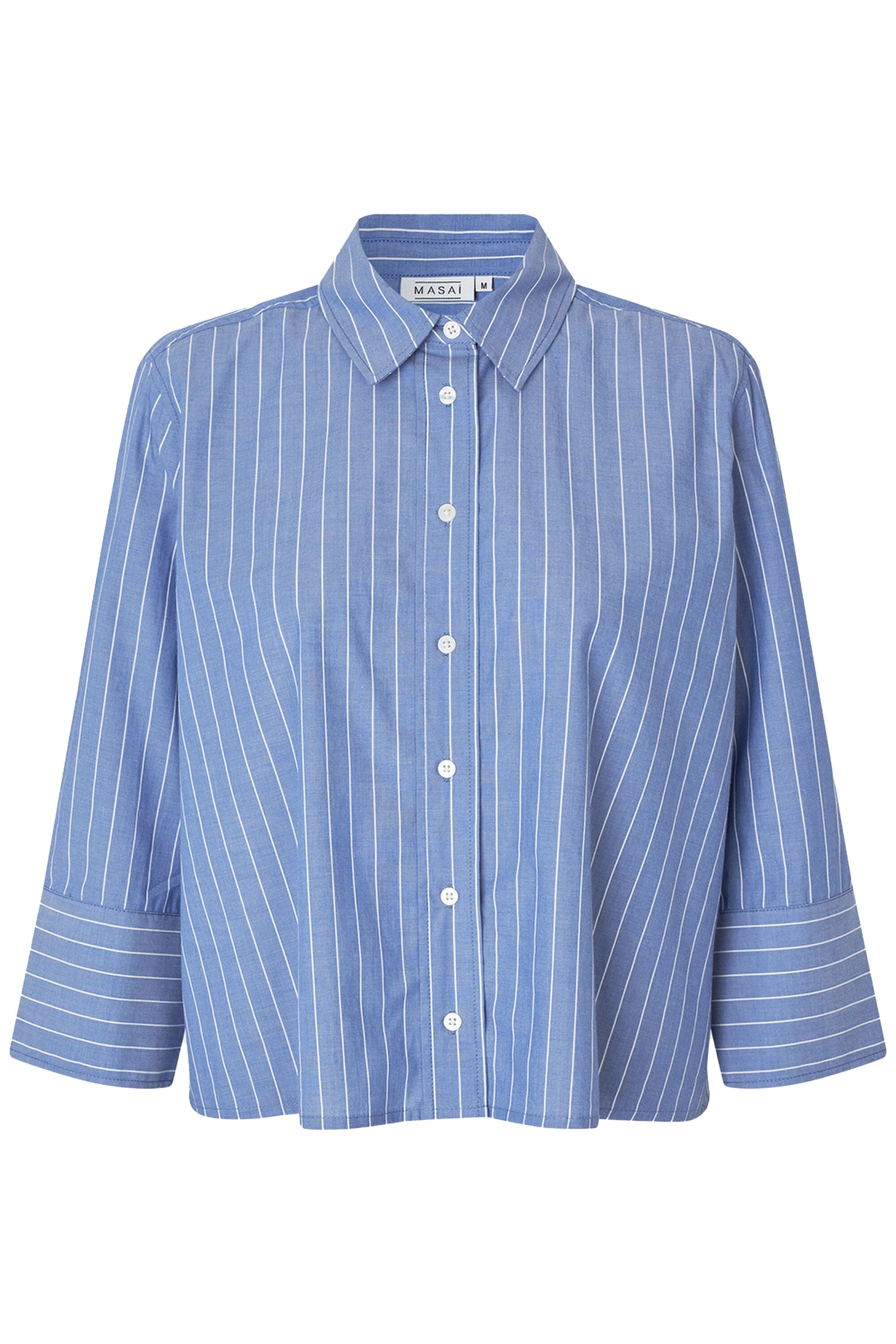 Masai Ilonka Stripe Shirt - Sargasso Sea