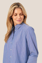 Masai Ilonka Stripe Shirt - Sargasso Sea