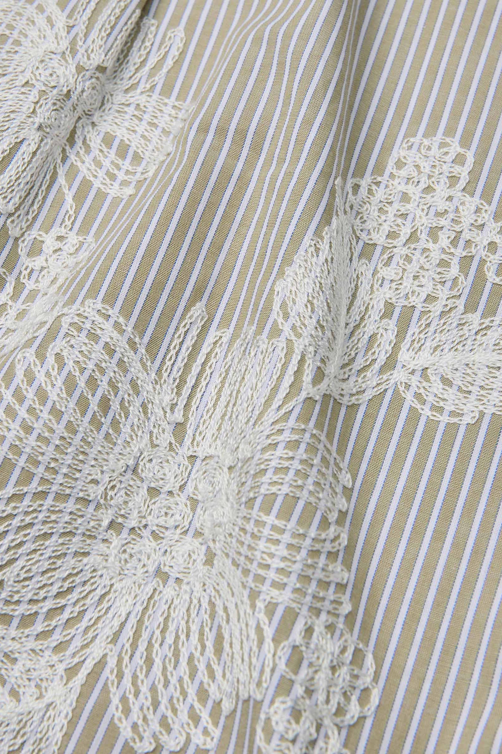 Masai Ilyra Embroidered Shirt - Fennel Seed