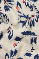 Masai Indorias Floral Linen Blend Shirt - Medieval Blue