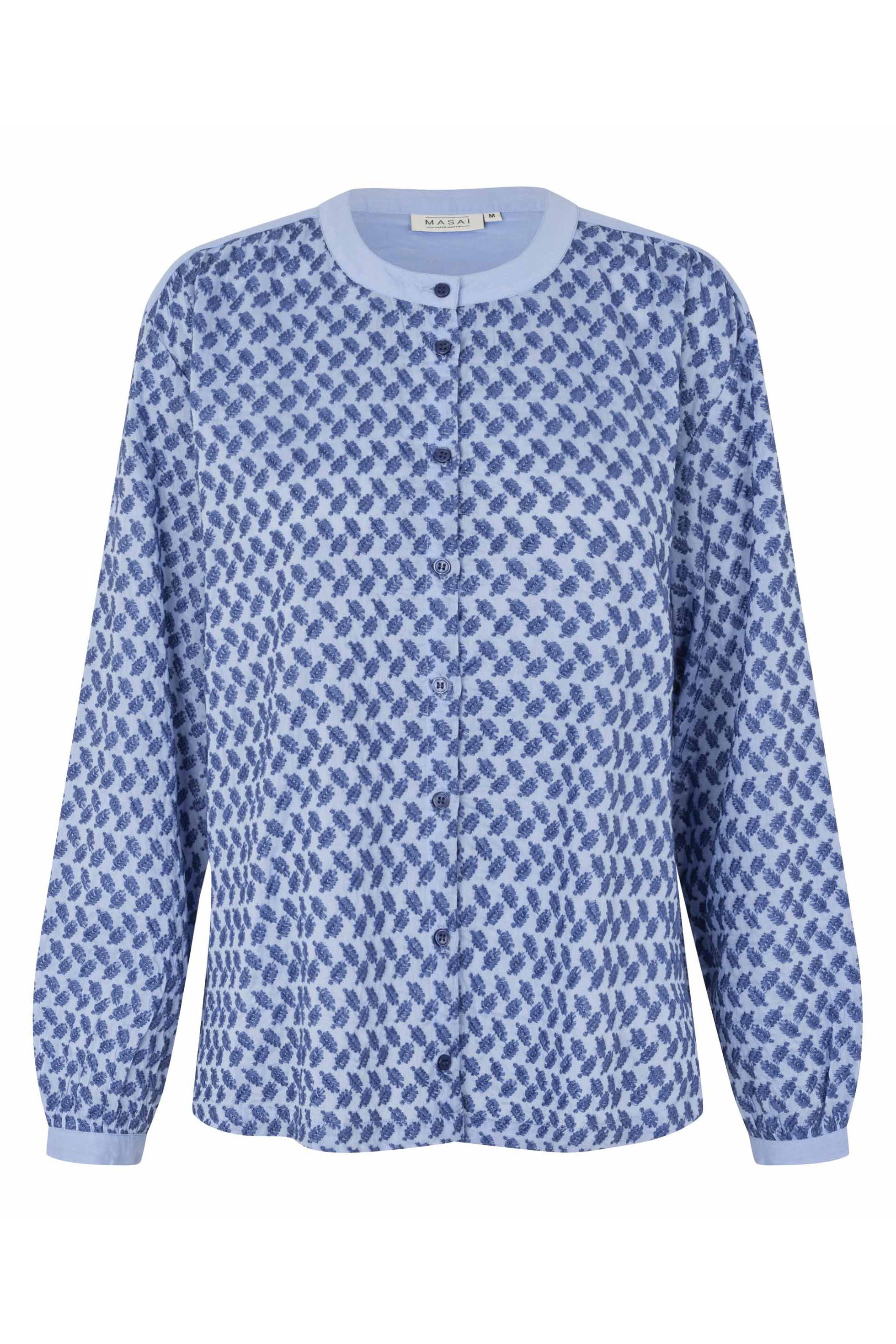 Masai Inegoa Embroidered Shirt - Placid Blue