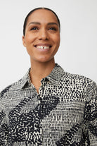 Masai Ingebeth Printed Cotton Shirt - Black