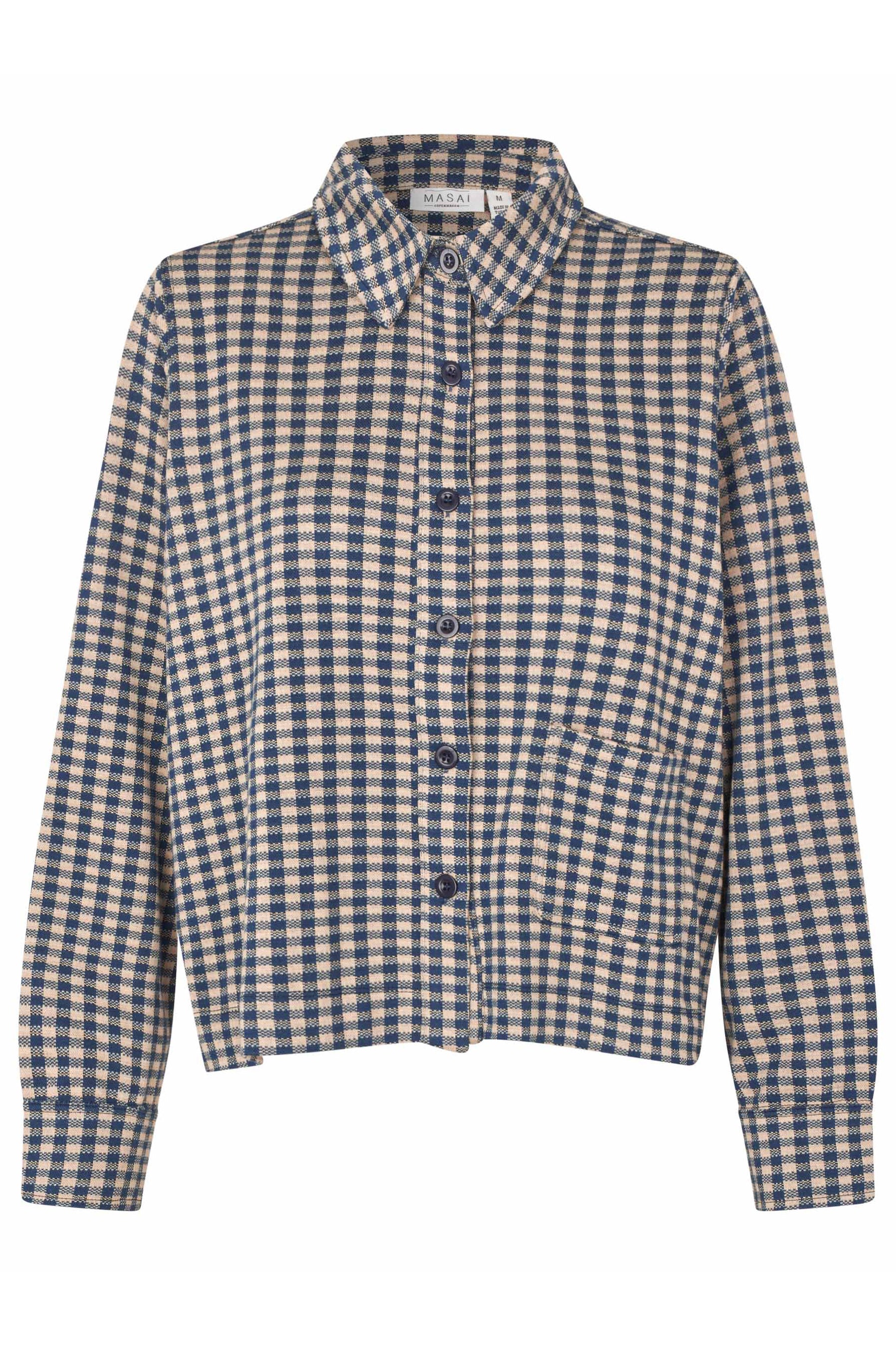 Masai Ivendra Check Shacket - Incense