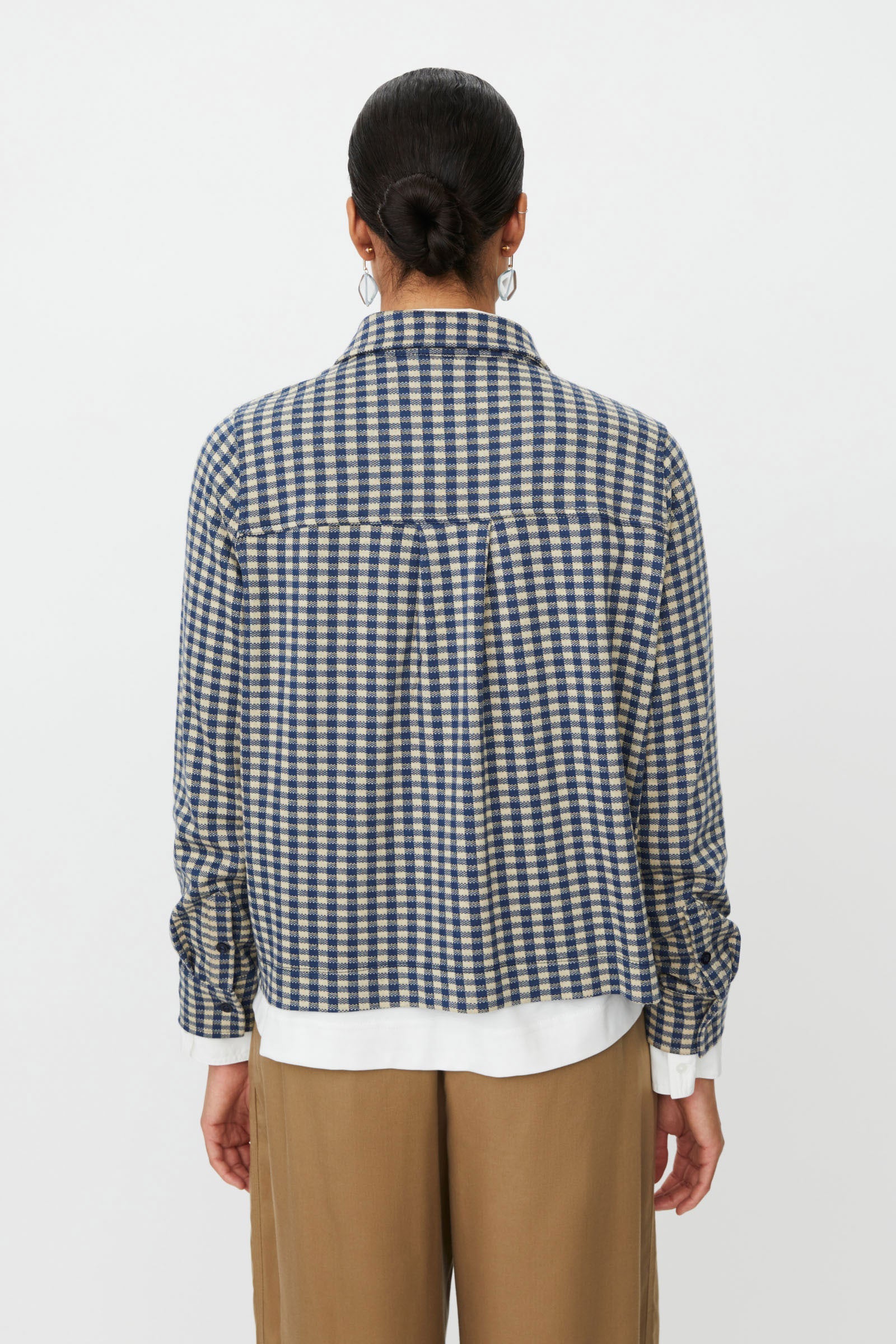 Masai Ivendra Check Shacket - Incense