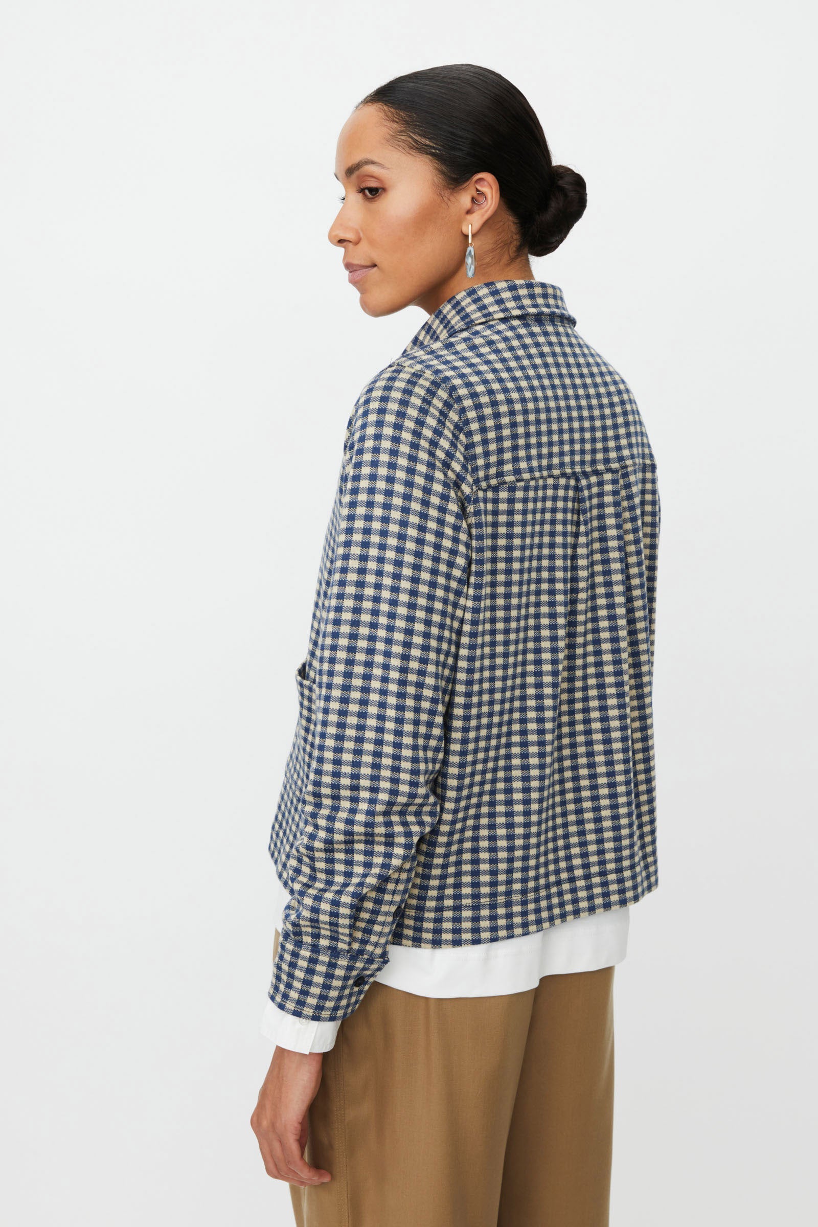 Masai Ivendra Check Shacket - Incense