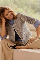 Masai Jeine Cotton Jacket - Sargasso Melange