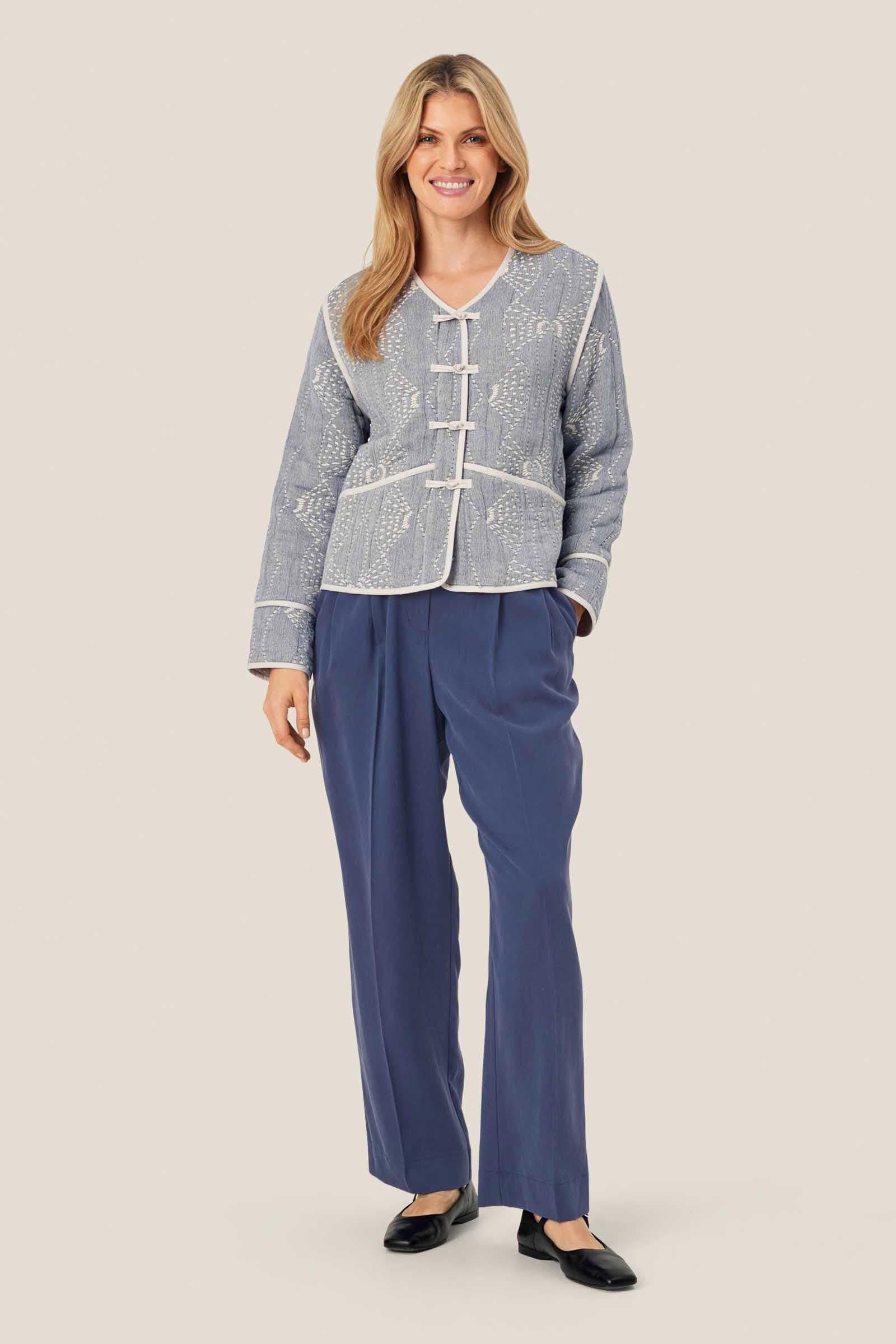 Masai Jeine Cotton Jacket - Sargasso Melange