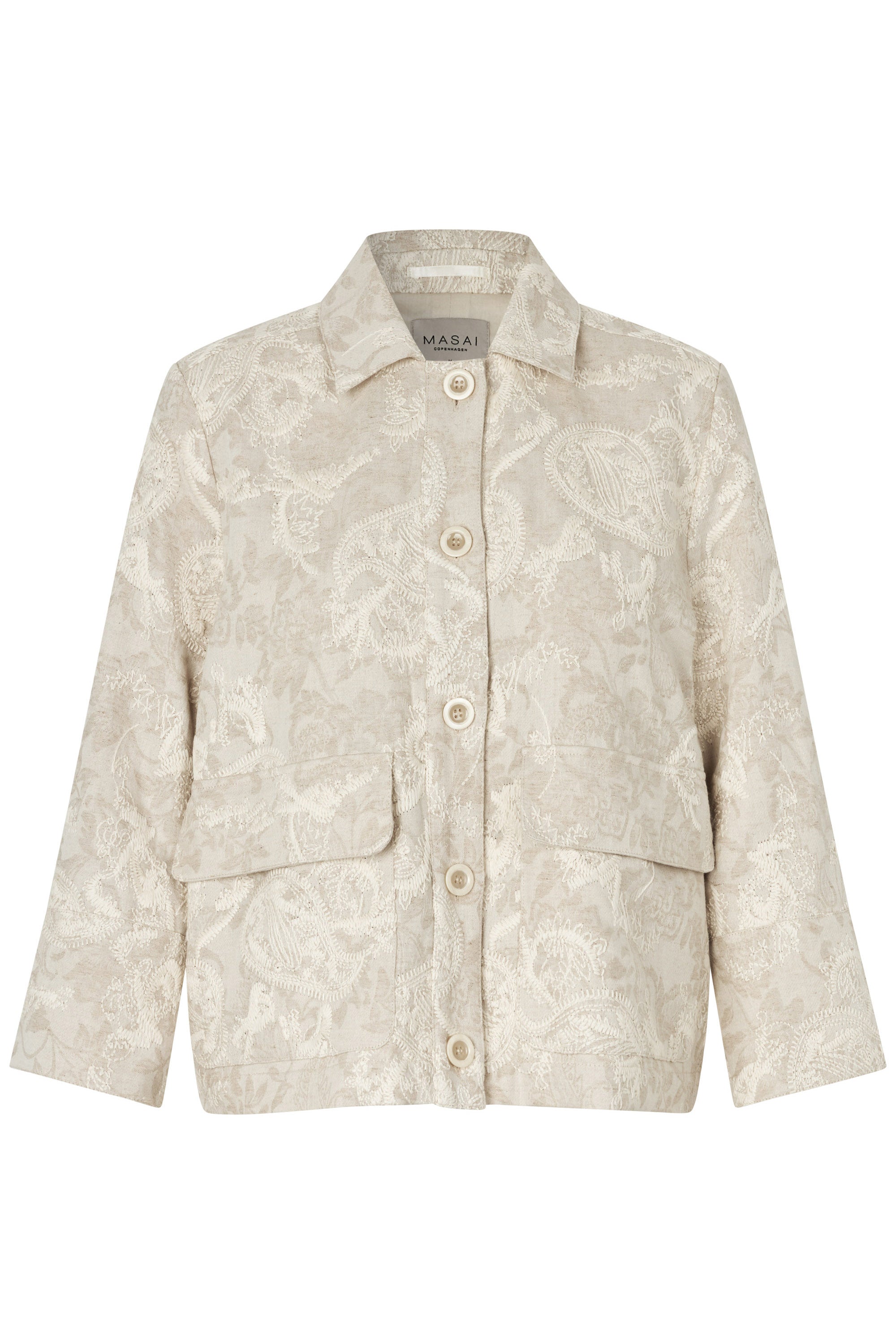 Masai Jovalyne Embroidered Jacket - Natural