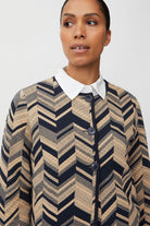 Masai Juanta Quilted Jersey Jacket - Travertine