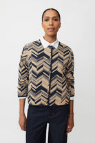 Masai Juanta Quilted Jersey Jacket - Travertine