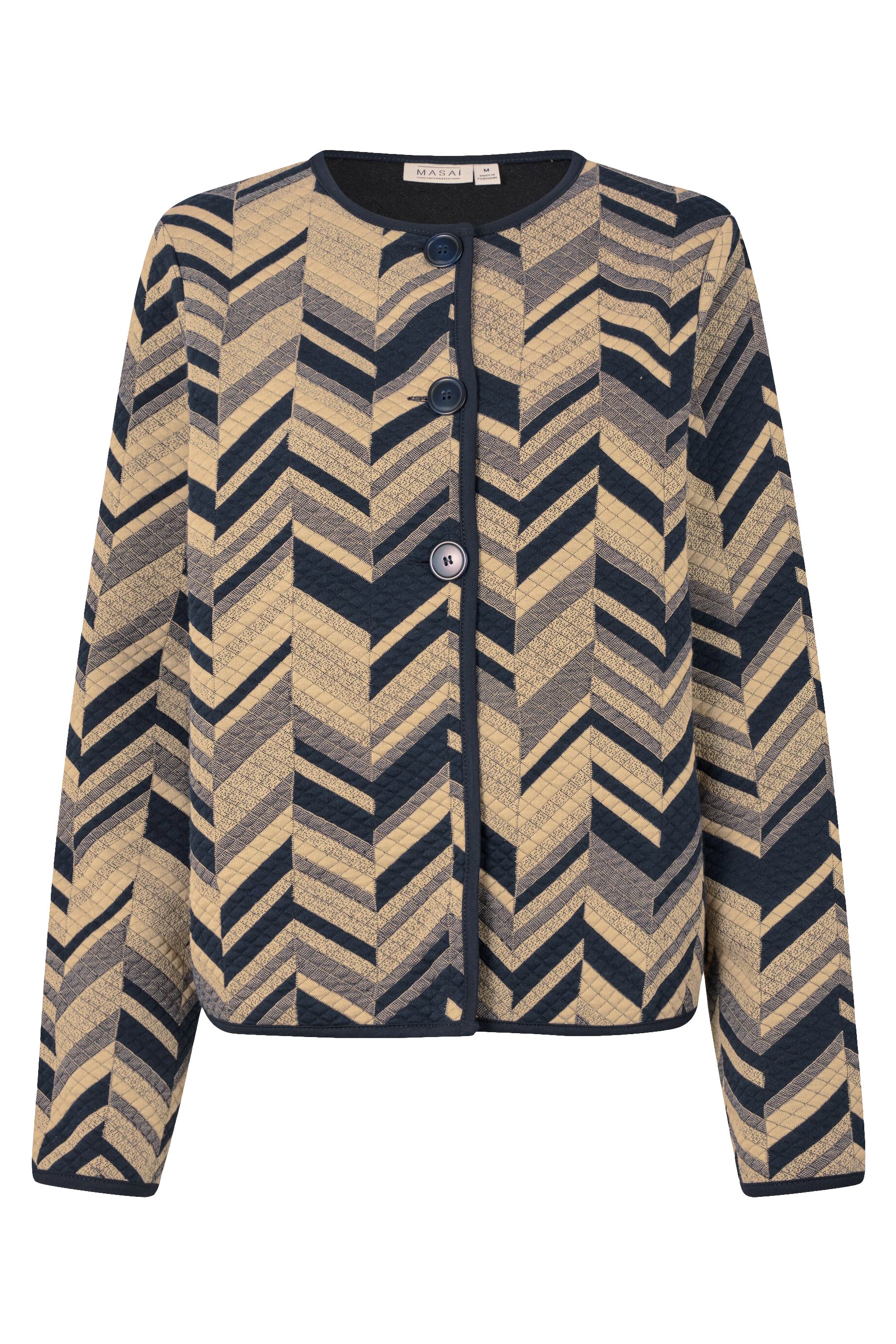 Masai Juanta Quilted Jersey Jacket - Travertine
