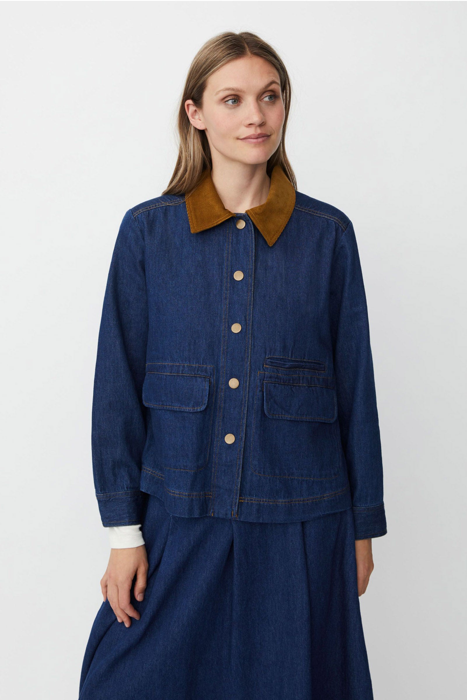 Masai Julemi Denim Jacket - Dark Denim