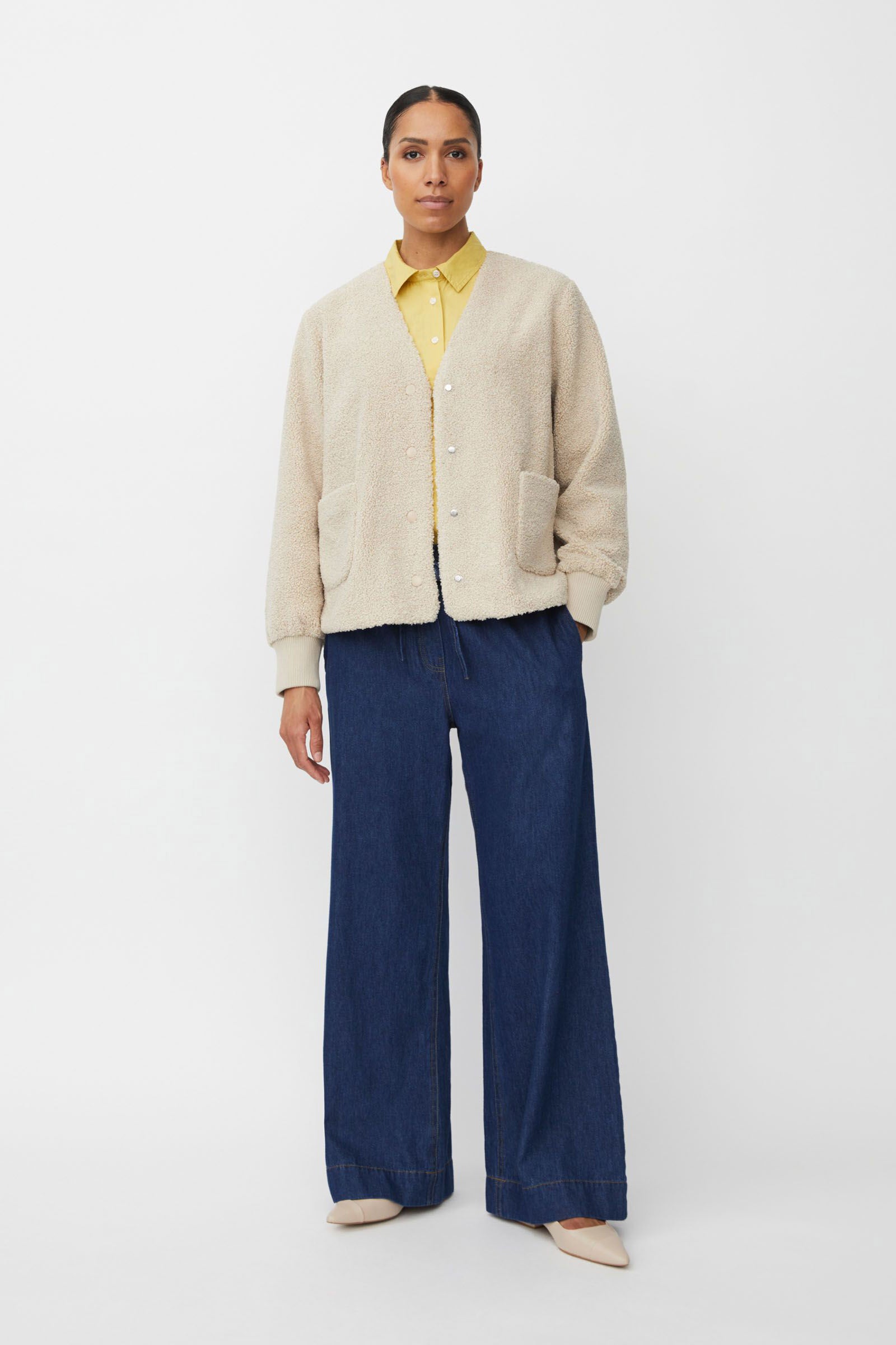 Masai Junte Teddy Fleece Jacket - Fog