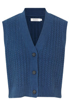 Masai Laney Knitted Sleeveless Jumper - Sargasso Sea