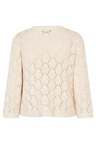 Masai Lexina Openwork Knit Cardigan - Whitecap