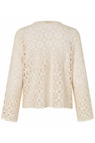 Masai Littalis Regular Crocheted Cardigan - Fog