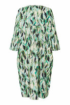 Masai Nodetta Printed Midi Dress - Dark Lichen Green
