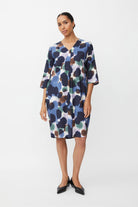 Masai Nodetta Printed Midi Dress - Navy Blazer