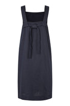 Masai Noriane Linen Sleeveless Dress - Navy