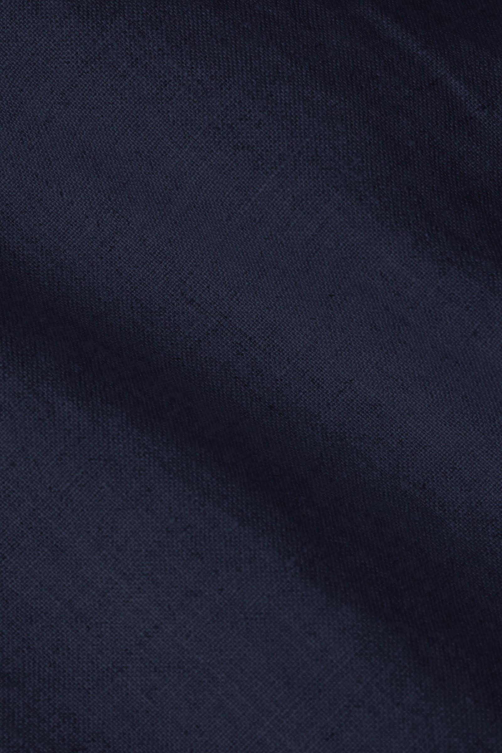 Masai Pallas Elasticated Waist Cropped Linen Trousers - Navy