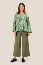 Masai Piana Jersey Trousers - Dark Lichen Green