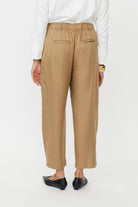 Masai Punna Pleated Ankle Grazer Trousers - Petrified Oak