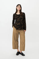 Masai Pylenna Cropped Needle Cord Trousers - Petrified Oak