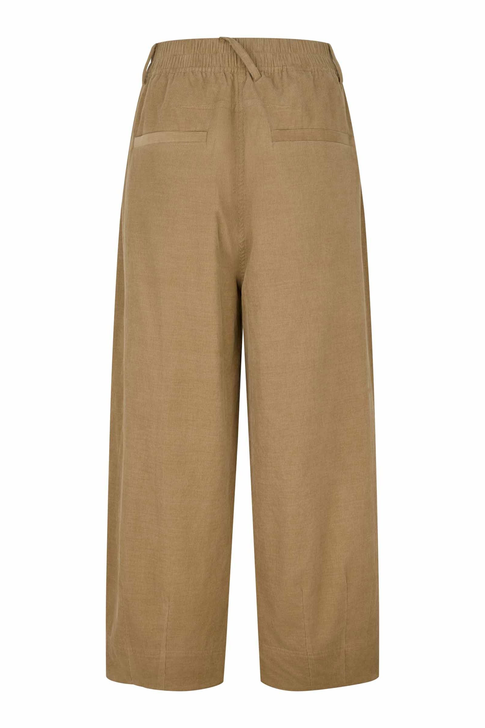 Masai Pylenna Cropped Needle Cord Trousers - Petrified Oak