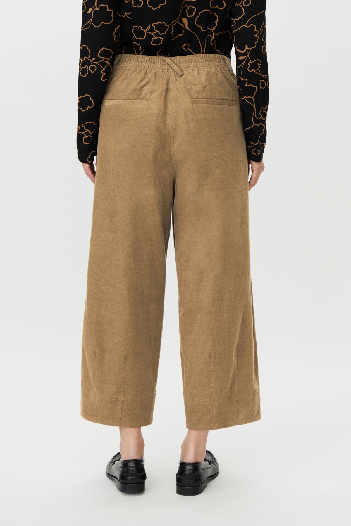 Masai Pylenna Cropped Needle Cord Trousers - Petrified Oak