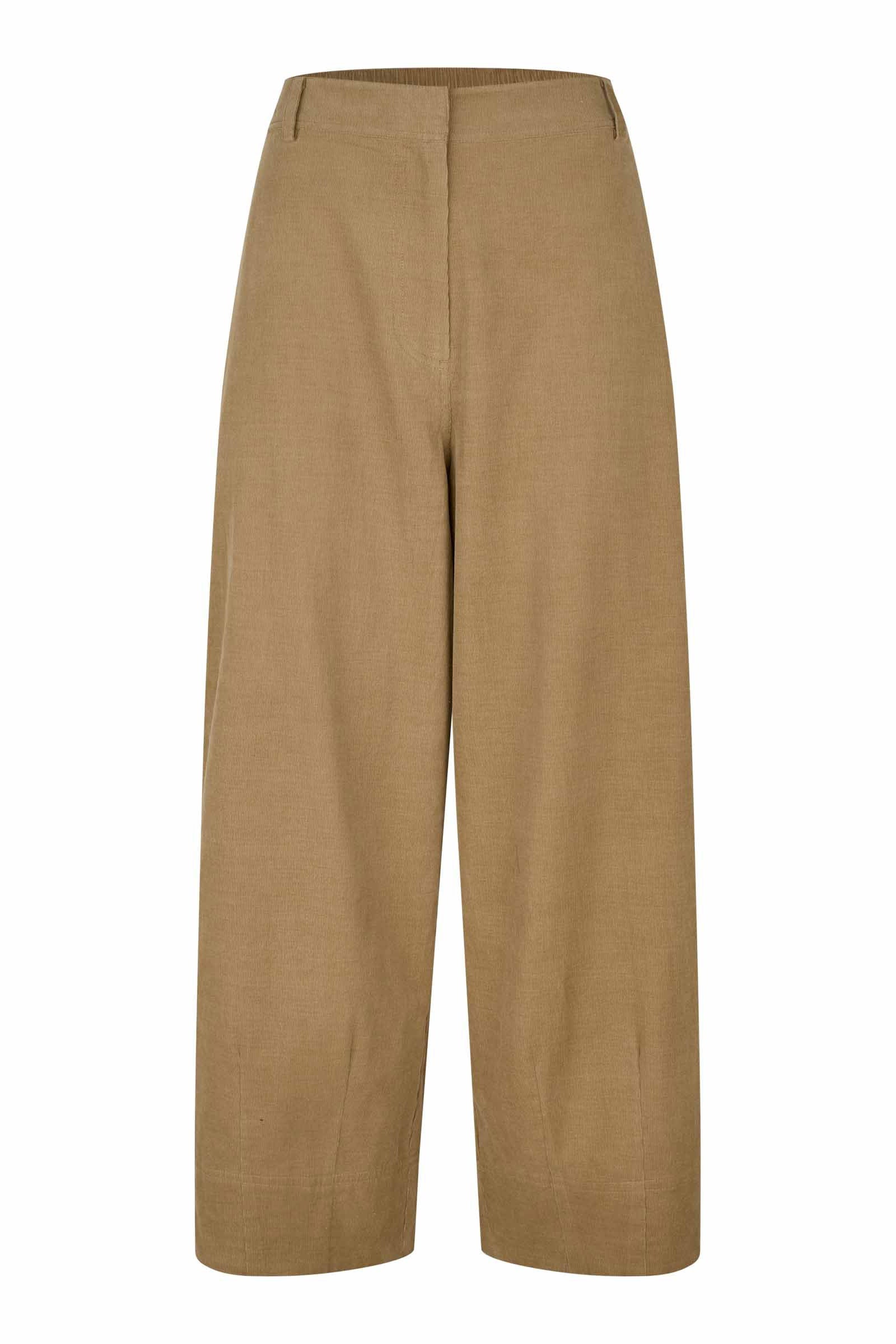 Masai Pylenna Cropped Needle Cord Trousers - Petrified Oak