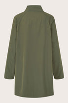 Masai Teresa Cotton Blend Coat - Dark Lichen Green