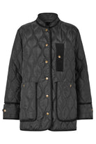 Masai Tessani Quilted Coat - Black